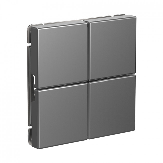 ARTGALLERY 4-клавишный ВЫКЛЮЧАТЕЛЬ СЦЕНАРНЫЙ, сх. 1,  СТАЛЬ, GAL000974