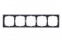 5-постовая РАМКА , Art Gallery, цвет Карбон, GAL001005