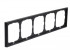 5-постовая РАМКА , Art Gallery, цвет Карбон, GAL001005