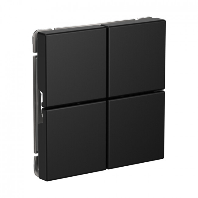 ARTGALLERY 4-клавишный ВЫКЛЮЧАТЕЛЬ СЦЕНАРНЫЙ, сх. 1,  КАРБОН, GAL001074