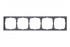 5-постовая РАМКА , Art Gallery, цвет Мокко, GAL000605