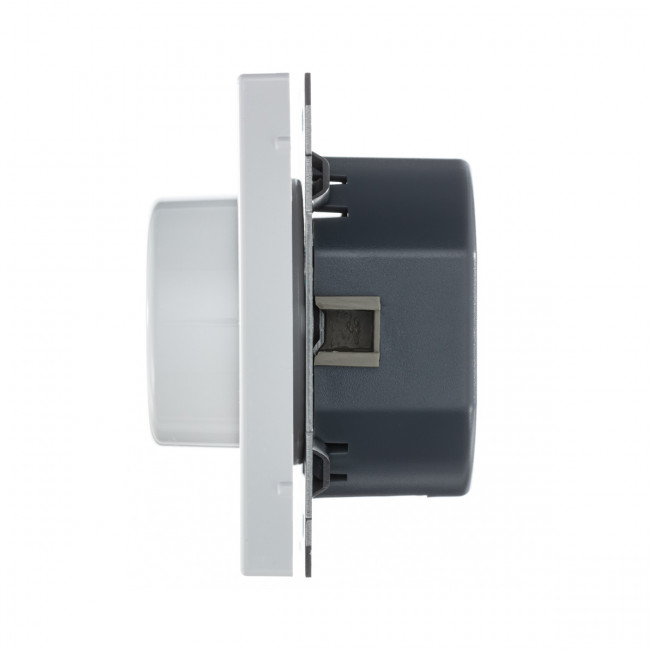 СВЕТОРЕГУЛЯТОР (диммер) поворотно-нажим., LED, RC, 400 Вт , Art Gallery, цвет  белый, GAL000123