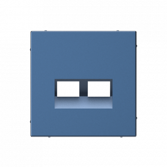 ARTGALLERY НАКЛАДКА двойная для информационных функций типа Keystone, АКВАМАРИН, GAL001190