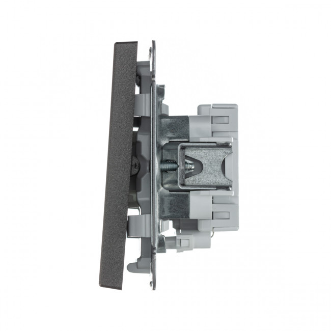 2-клавишный ВЫКЛЮЧАТЕЛЬ с подсветкой, сх. 5а, 10АХ , Art Gallery, цвет Мокко, GAL000653