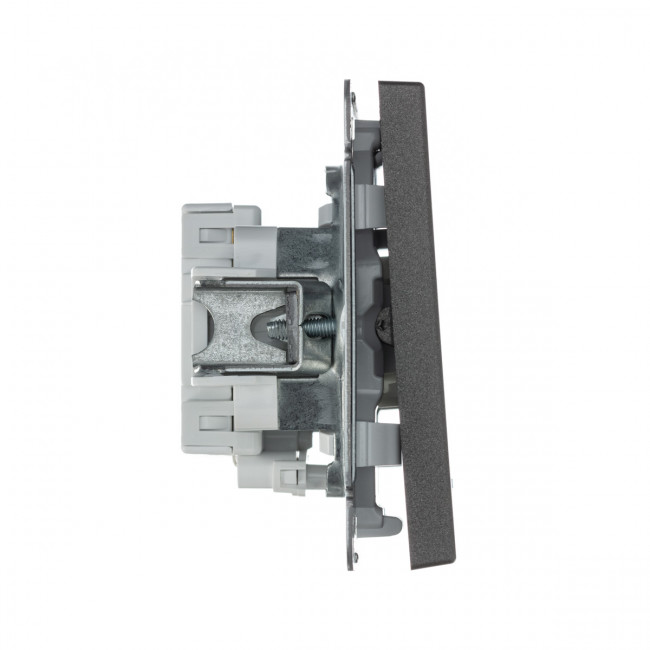 2-клавишный ВЫКЛЮЧАТЕЛЬ с подсветкой, сх. 5а, 10АХ , Art Gallery, цвет Мокко, GAL000653