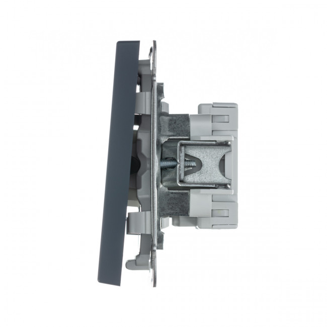 Перекрестный ПЕРЕКЛЮЧАТЕЛЬ, сх. 7, 10АХ , Art Gallery, цвет Грифель, GAL000771