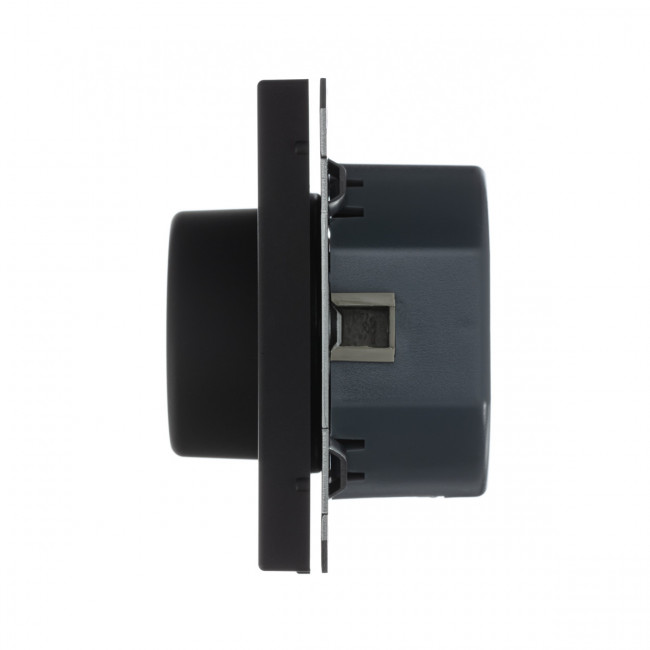 СВЕТОРЕГУЛЯТОР (диммер) поворотно-нажим., LED, RC, 400 Вт , Art Gallery, цвет Карбон, GAL001023