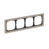 ARTGALLERY PURE 4-постовая РАМКА, ОРГАНИЧЕСКОЕ СТЕКЛО ШАМПАНЬ, Systeme Electric, GAL320504