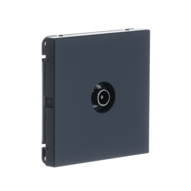 TV РОЗЕТКА оконечная 1DB , Art Gallery, цвет Грифель, GAL000791