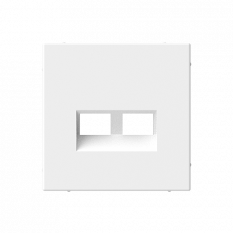 ARTGALLERY НАКЛАДКА двойная для информационных функций типа Keystone, ЛОТОС, GAL001390